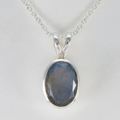 Aurora Grey Pendant - Stylish Silver Jewelry by Aurora