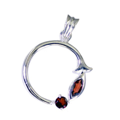 Aurora Red Featherlight Pendant - Elegant Gemstone Jewelry