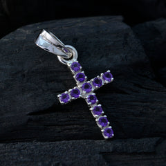 Autumn Purple Pendant Jewelry - Stunning Cross Design