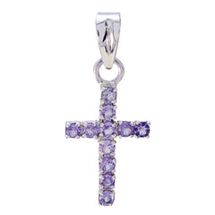 Autumn Purple Pendant Jewelry - Stunning Cross Design