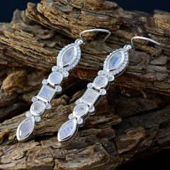 Autumn White Dangle Earrings for Elegant Looks