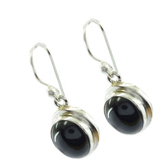 Ava Black Dangle Earrings for Everyday Elegance
