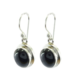 Ava Black Dangle Earrings for Everyday Elegance Black Onyx Black Dangle