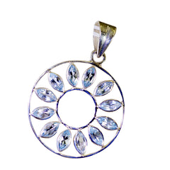 Ava Blue Sophisticated Featherlight Pendant
