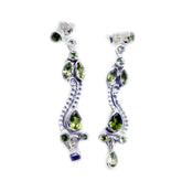 Ayaka Green Dangle Earrings for Everyday Glam Peridot Green Dangle