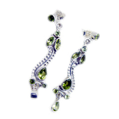 Ayaka Green Dangle Earrings for Everyday Glam