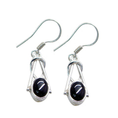 Bianca Black Dangle Earrings for Everyday Glam Black Onyx Black Dangle