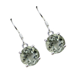 Bianca Green Solitaire Earrings - Stylish Gemstone Jewelry