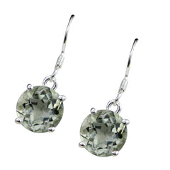 Bianca Green Solitaire Earrings - Stylish Gemstone Jewelry