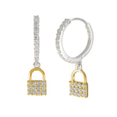 Bianca White Stud Earrings for Everyday Glam Cubic Zirconia White Stud