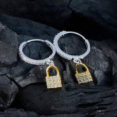 Bianca White Stud Earrings for Everyday Glam