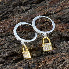 Bianca White Stud Earrings for Everyday Glam