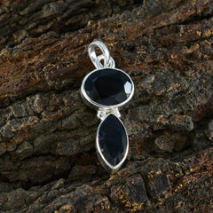Emilia Black Armor Pendant - Elegant Fashion Jewelry
