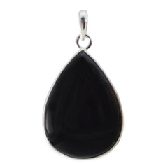 Agustina Black Cocktail Pendant for Stylish Elegance Black Onyx Black Black
