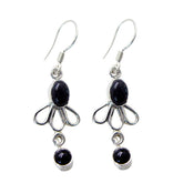 Amelia Black Dangle Earrings India for Every Occasion Black Onyx Black Dangle