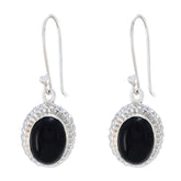 Katharina Black Dangle Earrings Online - Elegant Design Black Onyx Black Dangle