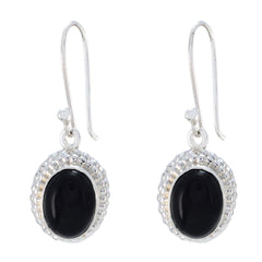 Katharina Black Dangle Earrings Online - Elegant Design Black Onyx Black Dangle