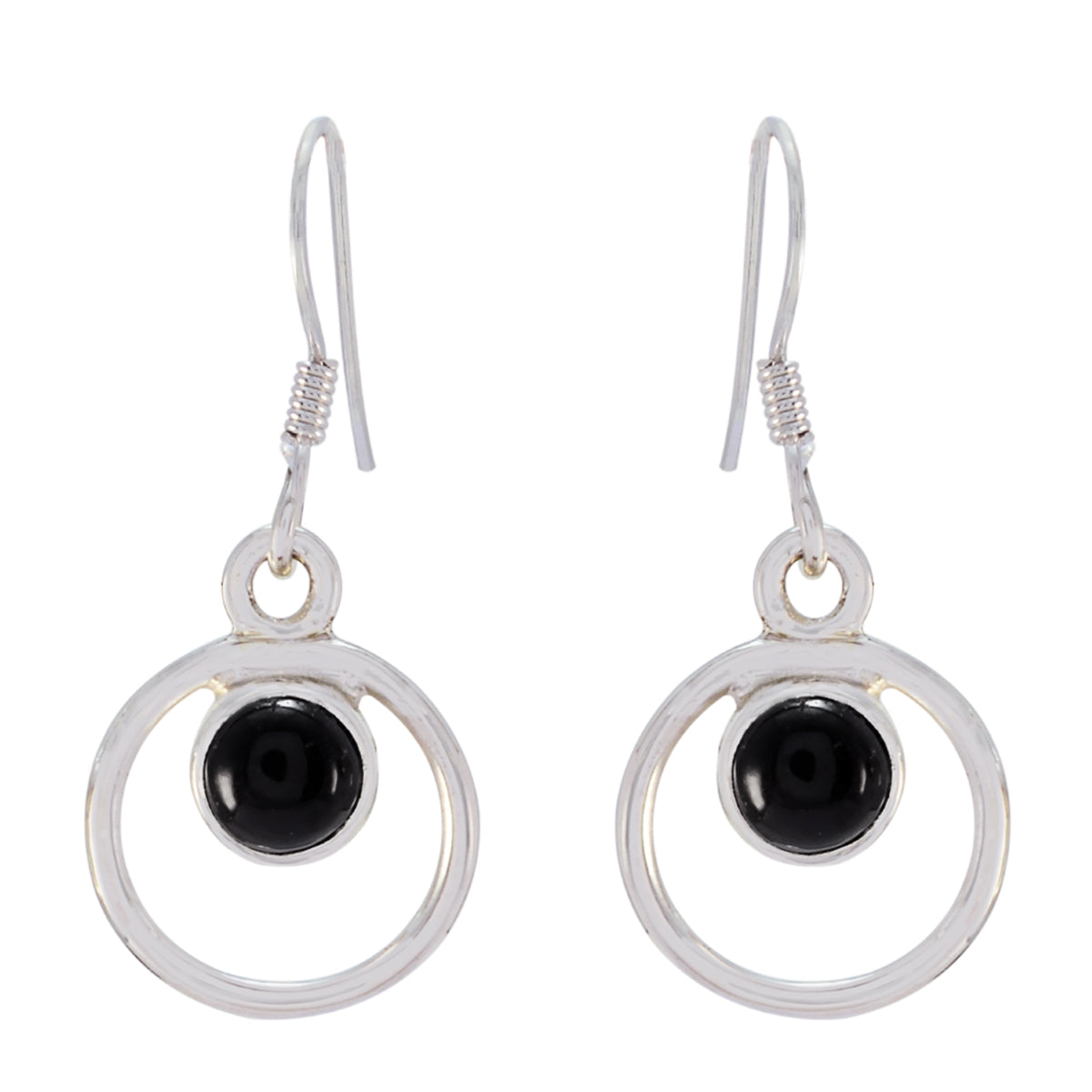 Audrey Black Dangle Earrings for Stylish Looks Black Onyx Black Dangle