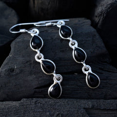 Victoria Black Dangle Earrings for Everyday Glam