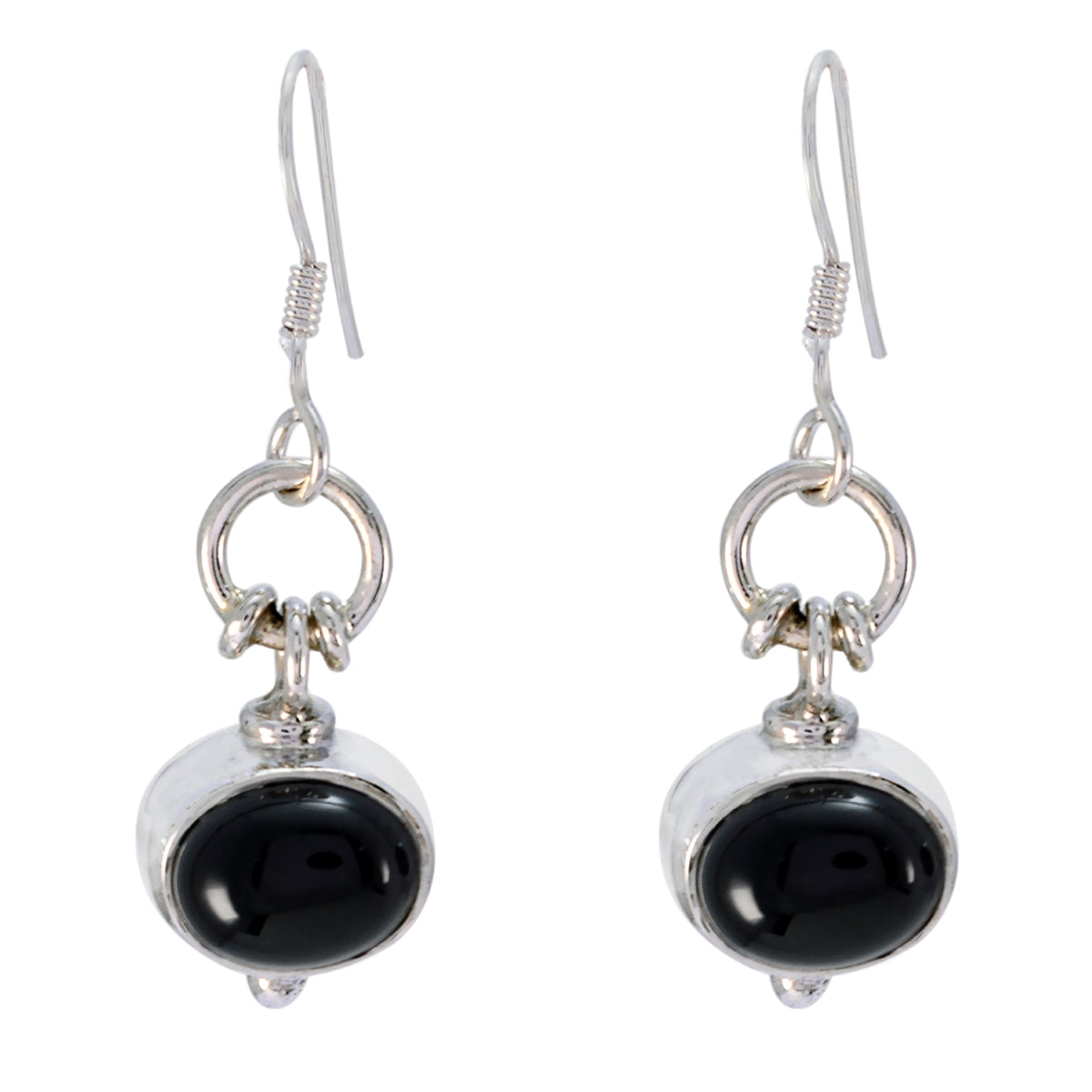 Charlotte Black Dangle Earrings for Everyday Glam Black Onyx Black Dangle