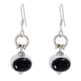 Charlotte Black Dangle Earrings for Everyday Glam Black Onyx Black Dangle