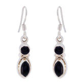 Alice Black Dangle Earrings for Everyday Glam Black Onyx Black Dangle