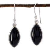 Abigail Black Dainty multiple Dangle Earring Black Onyx Black Dangle