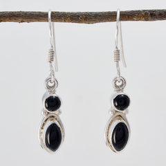 Alice Black Dangle Earrings for Everyday Glam