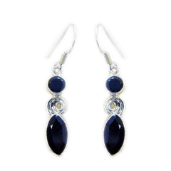 Katarina Black Dangle Earrings for Chic Style Black Onyx Black Dangle