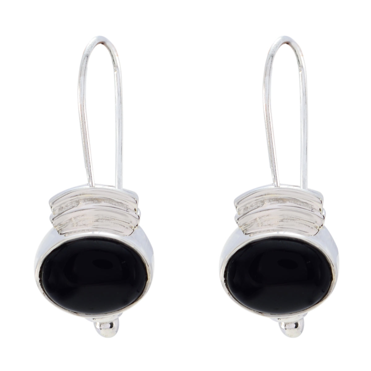 Claire Black Dangle Earrings for Everyday Glam Black Onyx Black Dangle