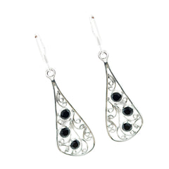 Paula Black Dangle Earrings with Elegant Design