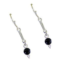 Luna Black Dangle Earrings for Everyday Glam
