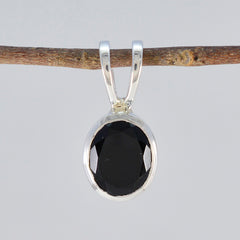Julia Black Eternity Whisper-thin Pendant