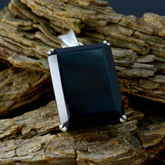 Evelyn Black Eternity Statement Pendant