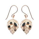 Ida Black Featherlight Dangle Earrings for Chic Style Black Onyx Black Dangle