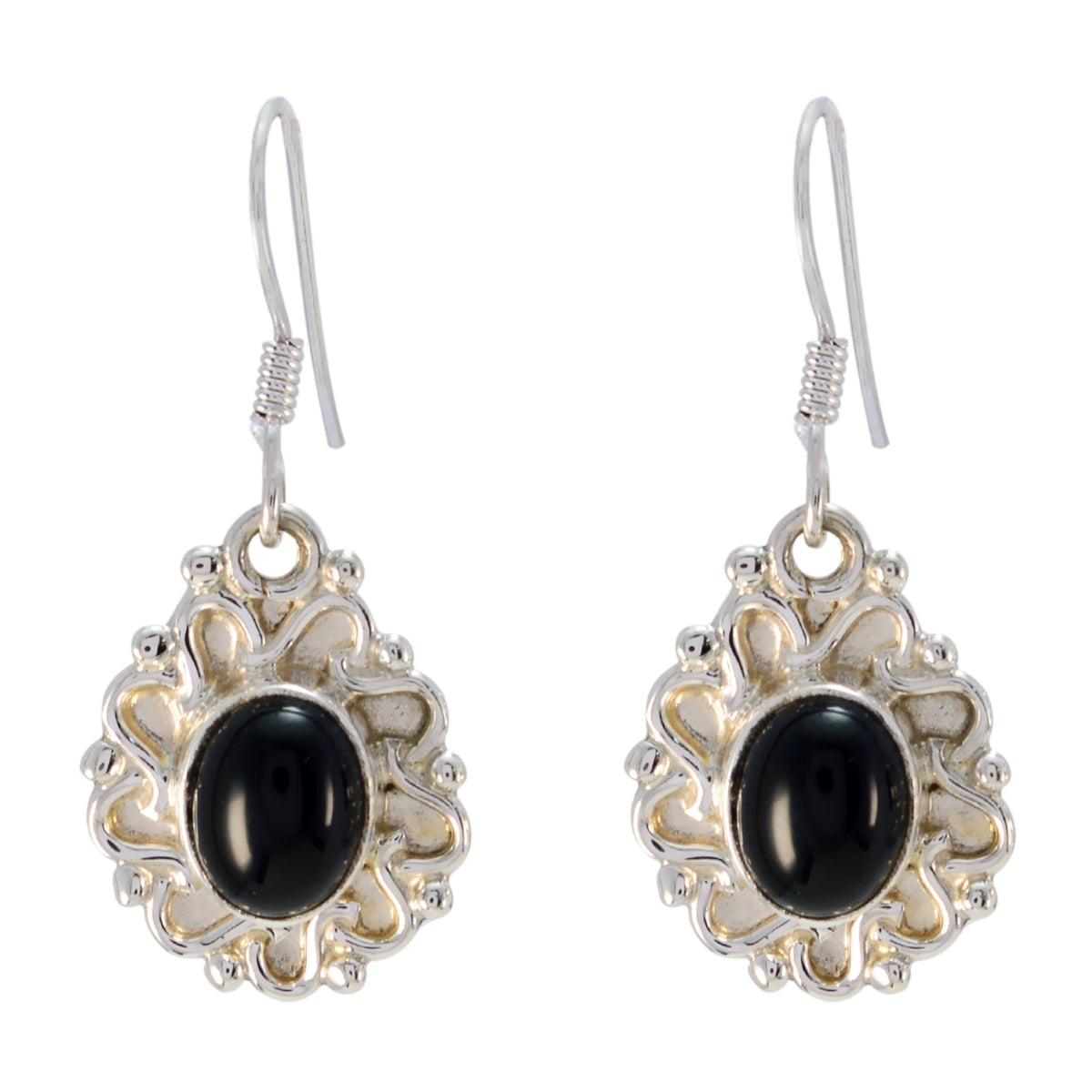 Camilla Black Featherlight Dangle Earrings for Chic Looks Black Onyx Black Dangle
