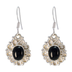 Camilla Black Featherlight Dangle Earrings for Chic Looks Black Onyx Black Dangle
