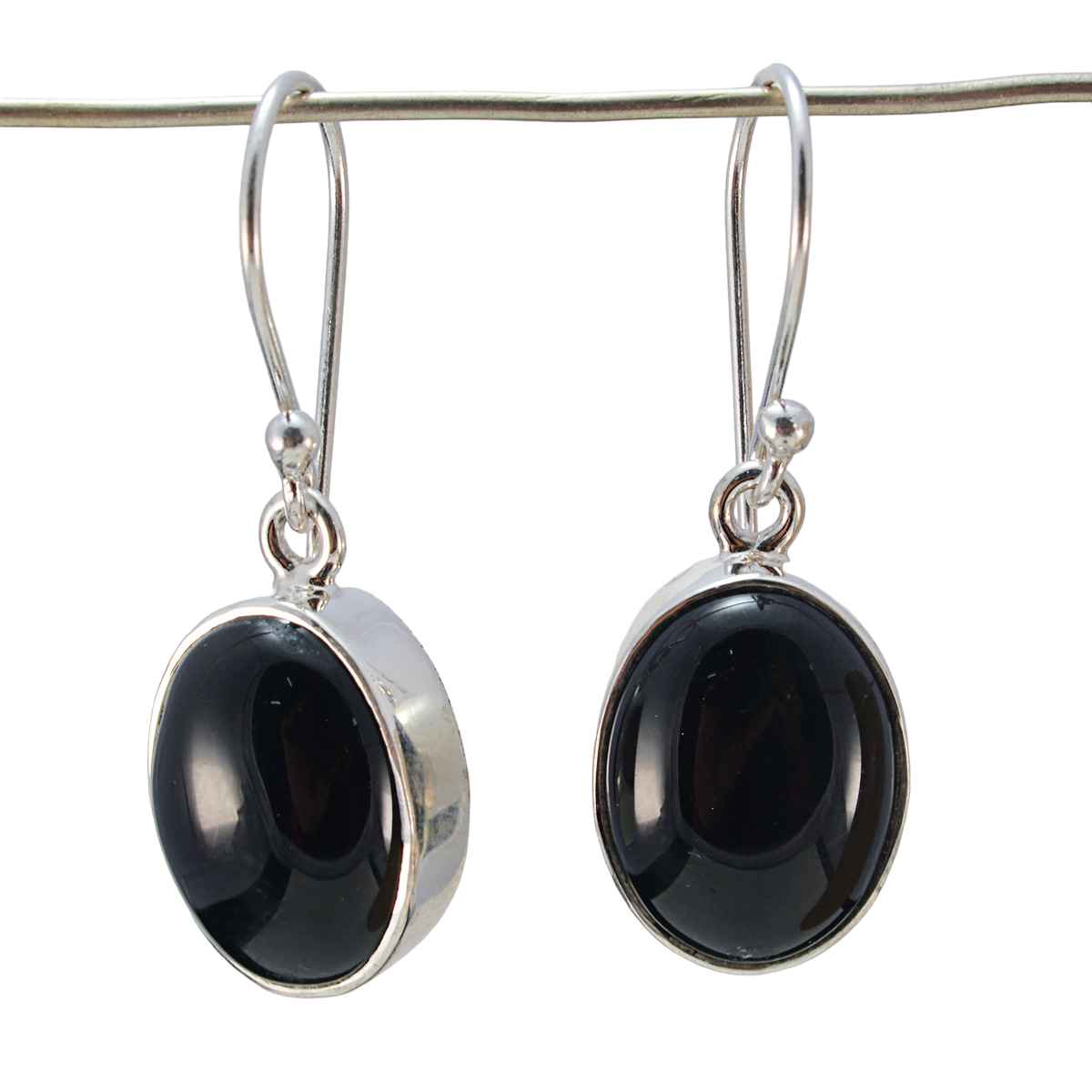Chloe Black Featherlight Earrings for Effortless Style Black Onyx Black Dangle