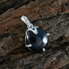 Aria Black Gemstone Pendant for Everyday Elegance