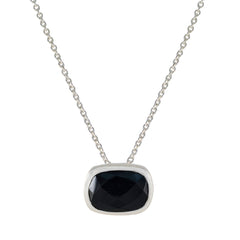 Aaliyah Black Gemstone Pendant for Elegant Styles Black Onyx Black Black