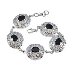 Camilla Black Links Bracelet with Elegant Accents