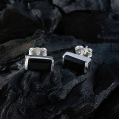 Ida Black Solitaire Stud Earrings for Every Occasion