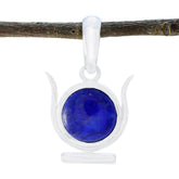 Lea Blue Armor Pendant Online - Unique Gemstone Jewelry Lapis Lazuli Blue Blue