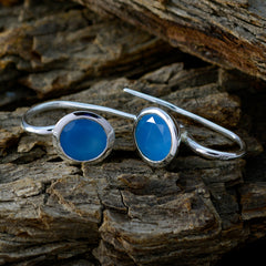 Rebeca Blue Dainty Solitaire Earrings for Everyday Glam