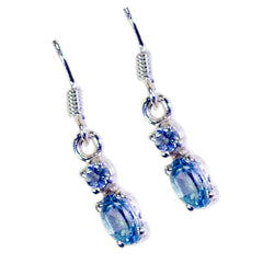 Addison Blue Dangle Earrings for Everyday Elegance