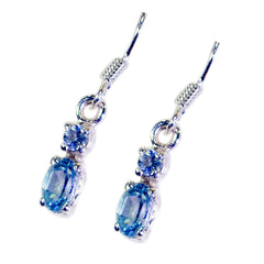 Addison Blue Dangle Earrings for Everyday Elegance