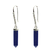 Audrey Blue Dangle Earrings for Stylish Looks Lapis Lazuli Blue Dangle