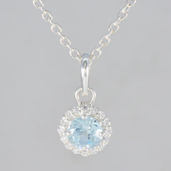 Siti Blue Fairytale Pendant Necklace for Enchanting Style Blue Topaz Blue Blue