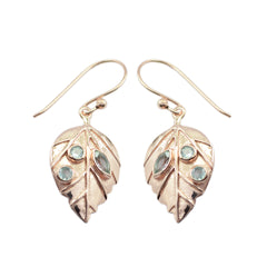 Ines Blue Featherlight Dangle Earrings for Fashionistas Blue Topaz Blue Dangle