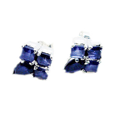 Freya Blue Featherlight Stud Earrings for Every Occasion Iolite Blue Stud